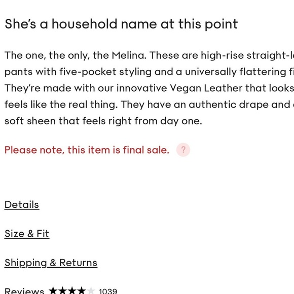 Aritzia Wilfred Melina Faux Leather Pants in Black - Picture 12 of 13